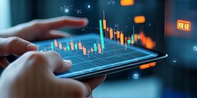 Image representing stock market charts and investment planning.