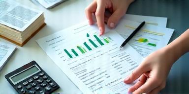 Image representing tax documents and financial planning.